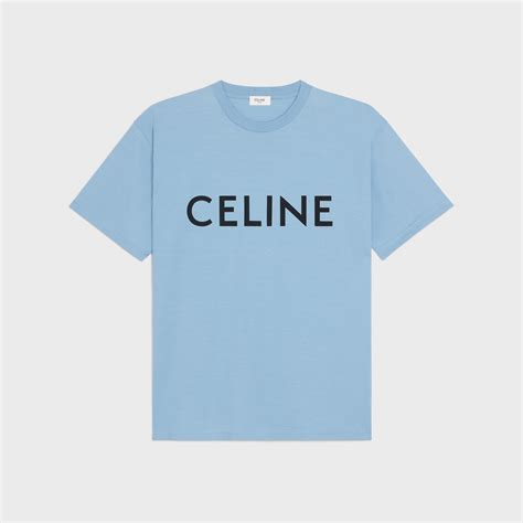 celine t shirt in dress blue|Celine t shirt original.